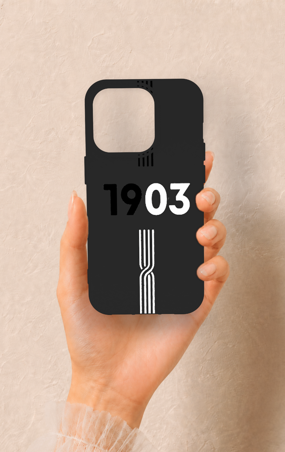 iPhone 14 Pro Uyumlu 1903 Kemer Desenli Silikon Kılıf