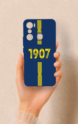 İnfinix Hot 20i Uyumlu 1907 Kemer Desenli Silikon Kılıf