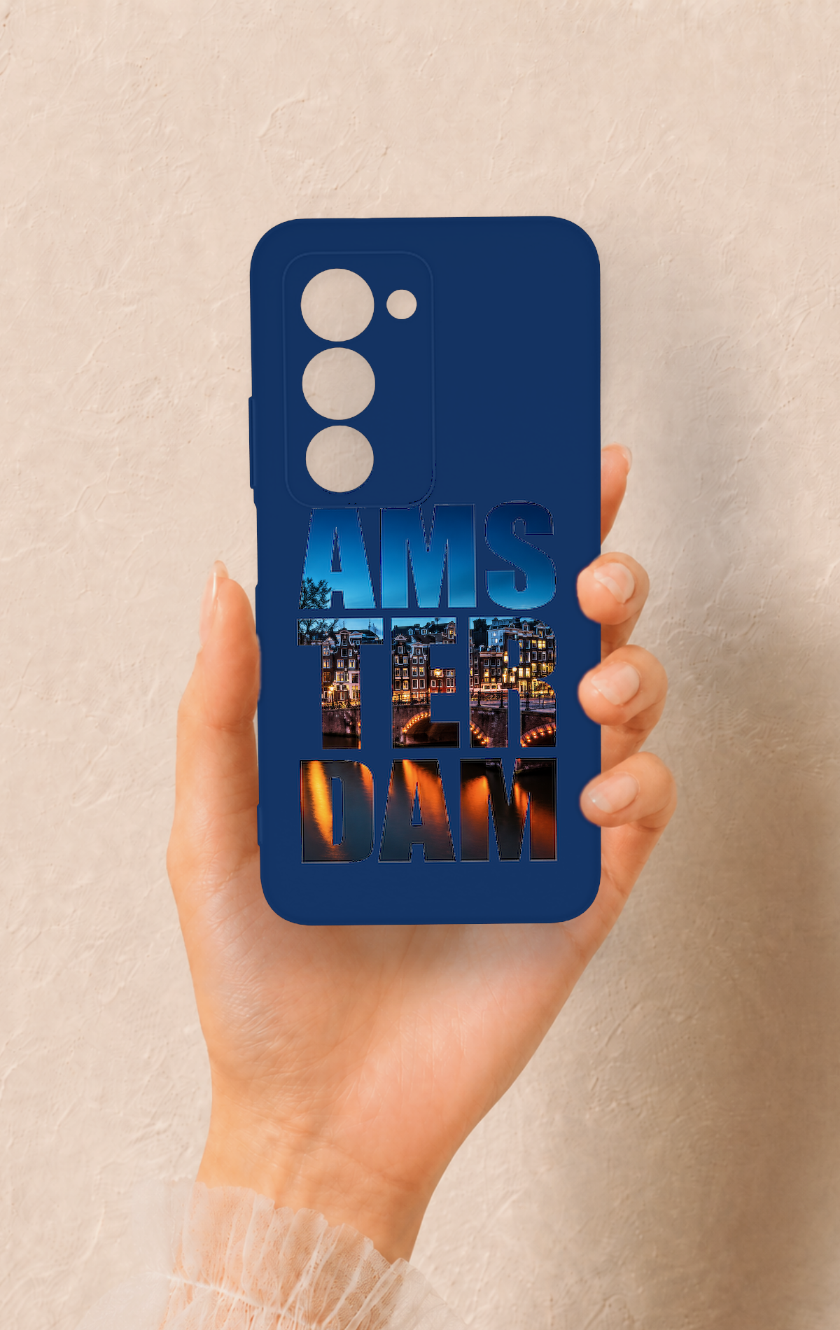 Redmi 15 5G Uyumlu Amsterdam Desenli Silikon Kılıf