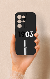 Realme C85 5G Uyumlu 1903 Kemer Desenli Silikon Kılıf