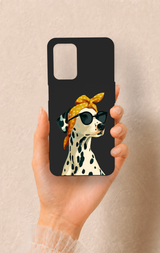 Oppo A54 Uyumlu Cool Dalmaçyalı Desenli Silikon Kılıf
