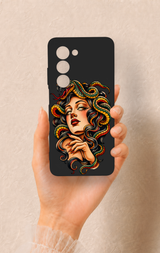 Oppo A5 5G Uyumlu Medusa Desenli Silikon Kılıf