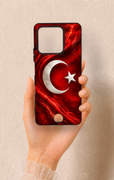 Reeder S71 Uyumlu Türk Bayrağı Desenli Silikon Kılıf