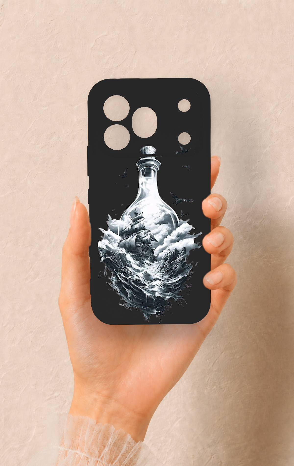 Honor 600 Pro Uyumlu Secret Sea Desenli Silikon Kılıf