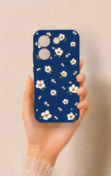 Poco X8 Pro Uyumlu Papatya İnci Desenli Silikon Kılıf