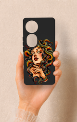 Vivo V40 Uyumlu Medusa Desenli Silikon Kılıf