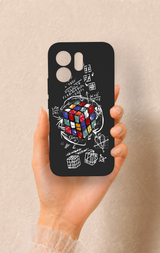Vivo V70 5G Uyumlu Rubik Küb Desenli Silikon Kılıf