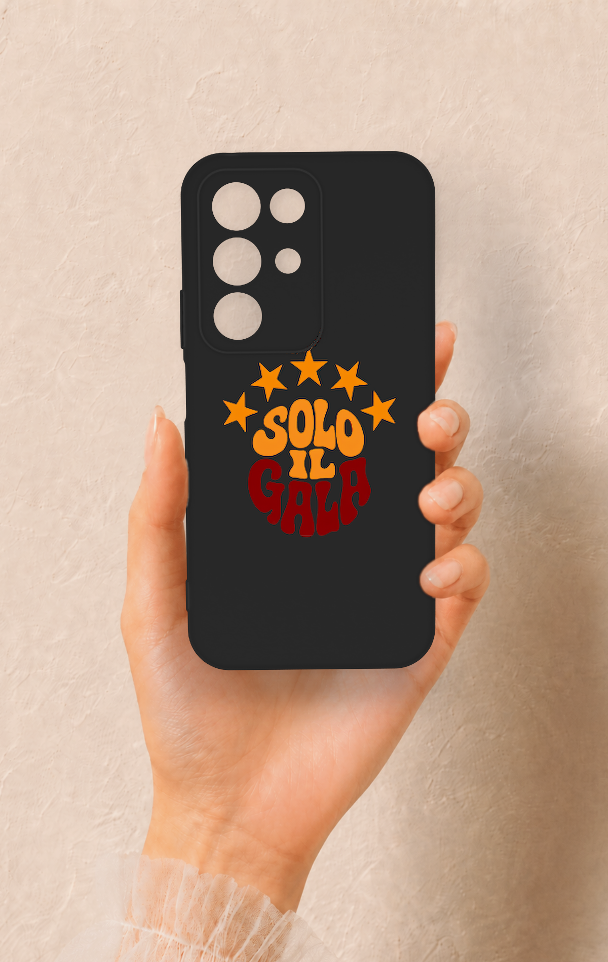 Realme C85 5G Uyumlu Solo IL Gala Desenli Silikon Kılıf