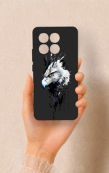 Poco X6 Pro Uyumlu Bald Eagle Desenli Silikon Kılıf