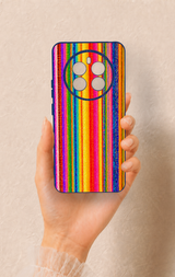 Realme 12 4G Uyumlu Rengarenk Desenli Silikon Kılıf
