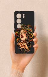 Vivo V29 Uyumlu Medusa Desenli Silikon Kılıf