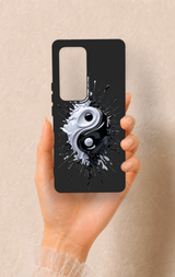 Vivo V30 Uyumlu İyi ve Kötü Desenli Silikon Kılıf