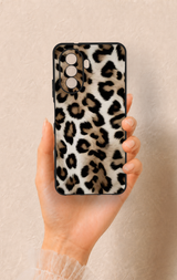 Huawei Nova Y70 Uyumlu Leopar Derisi Desenli Silikon Kılıf
