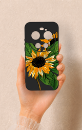 Xiaomi Mi 17 Ultra Uyumlu Ay Çiçeği Desenli Silikon Kılıf