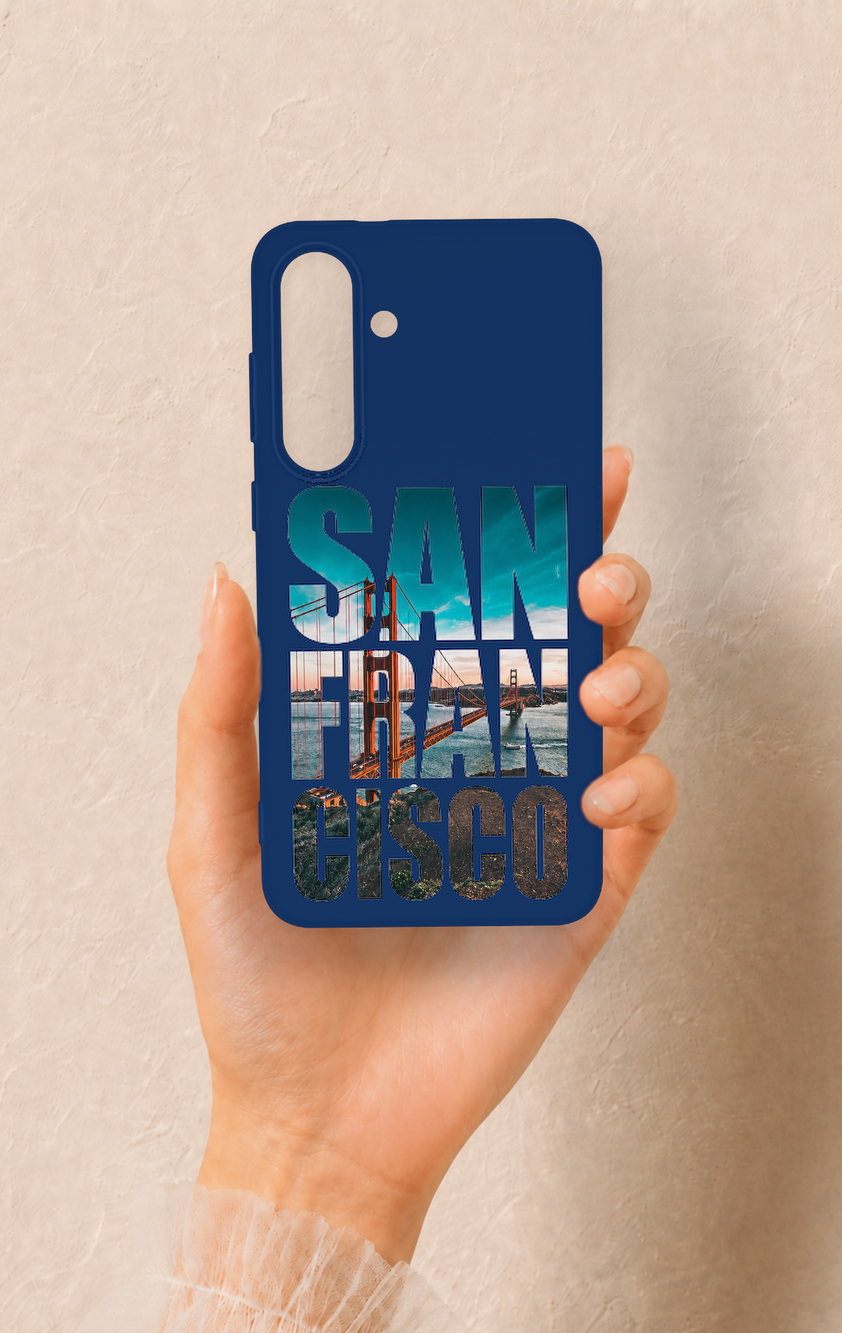 Samsung S25Fe Uyumlu San Francisco Desenli Silikon Kılıf
