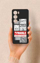 Vivo Y19s Uyumlu Fragile Desenli Silikon Kılıf