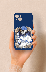 iPhone 14 Plus/15 Plus Uyumlu Royals Desenli Silikon Kılıf