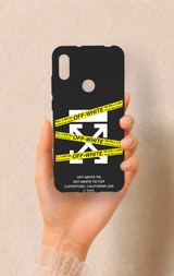 Huawei Y6 2019 Uyumlu Off White Desenli Silikon Kılıf