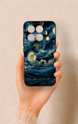 Mi 15T PRO Uyumlu Yıldızlı Gece Desenli Silikon Kılıf