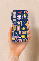 Samsung A55 Uyumlu Summer Desenli Silikon Kılıf