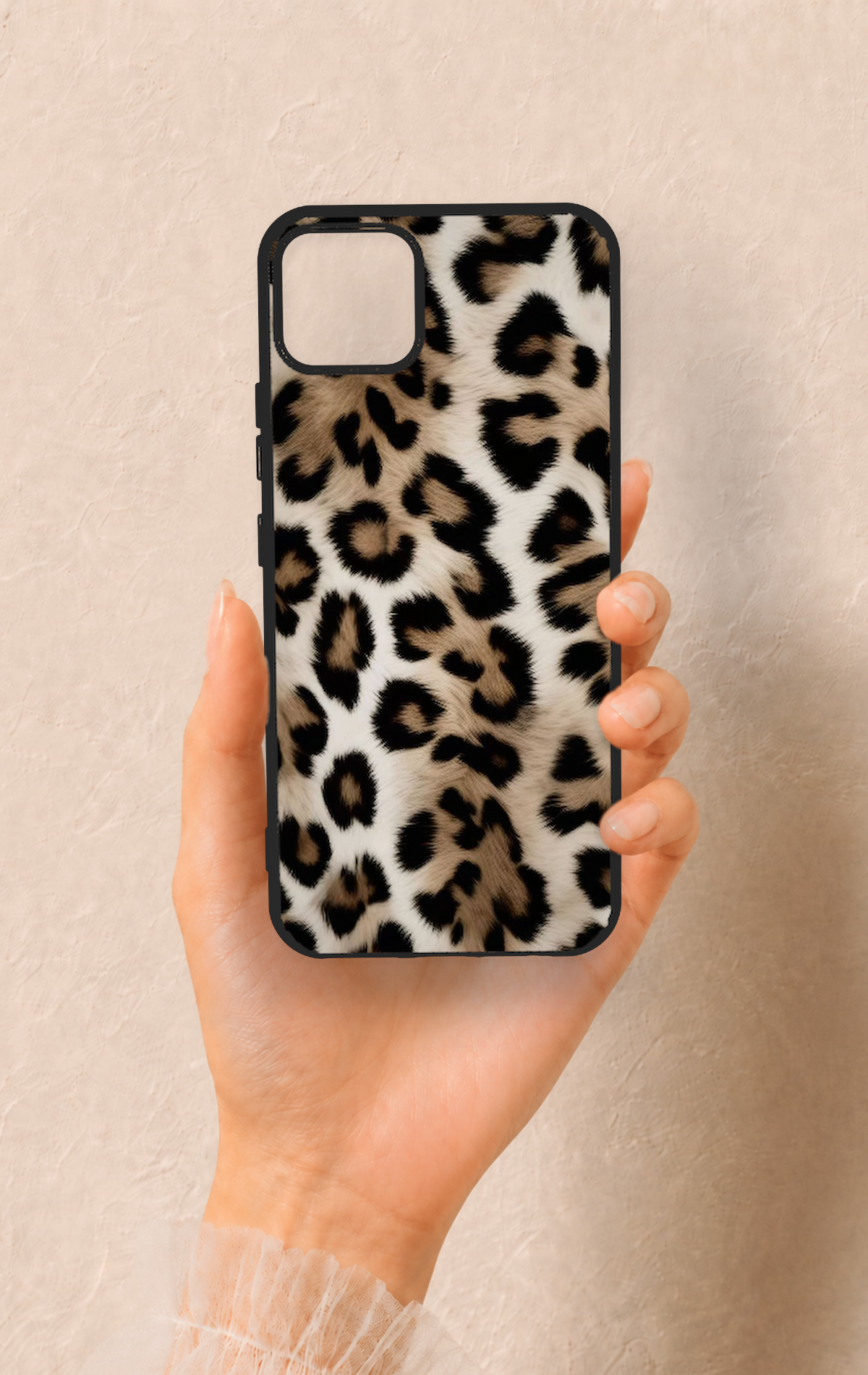 Realme C11 2021 Uyumlu Leopar Derisi Desenli Silikon Kılıf