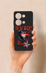 Redmi Note 13 Pro 4G Uyumlu Sync Die Desenli Silikon Kılıf