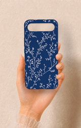 Tecno Spark Slim Uyumlu İnce Yaprak Dalı Desenli Silikon Kılıf