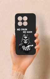 Mi 15T 5G Uyumlu No Pain No Gain Desenli Silikon Kılıf