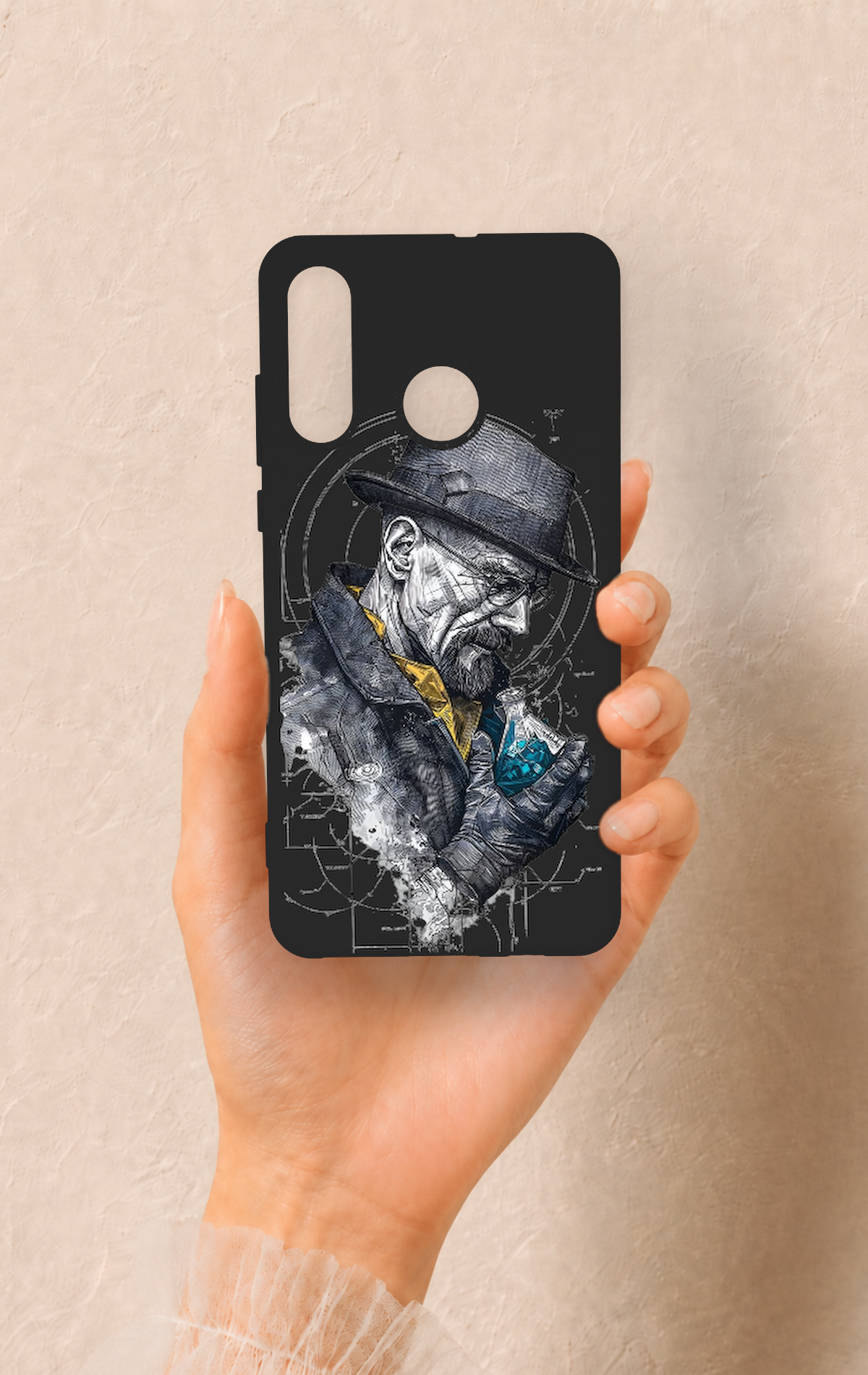 Huawei P30 Lite Uyumlu Walter White Desenli Silikon Kılıf