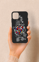 iPhone 11 Pro Max Uyumlu Rubik Küb Desenli Silikon Kılıf