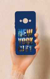 Redmi A3 Uyumlu New York City Desenli Silikon Kılıf