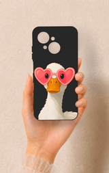Tecno Spark Go1 Uyumlu Aşık Ördek Desenli Silikon Kılıf