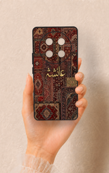 Honor Magic 7 Lite 5G Uyumlu Vintage Halı Desenli Silikon Kılıf