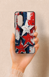 Huawei Nova 9Se Uyumlu Star Flag Desenli Silikon Kılıf