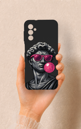 Samsung M13 Uyumlu Pop David Desenli Silikon Kılıf