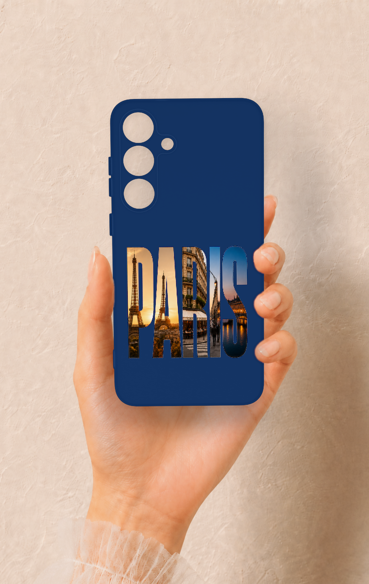 Samsung S25 Plus Uyumlu Paris Desenli Silikon Kılıf