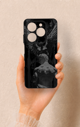 Tecno Spark 20C Uyumlu Icarus Desenli Silikon Kılıf