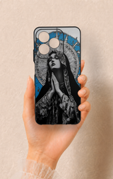 Realme C53 Uyumlu Rahibe Desenli Silikon Kılıf