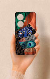 Oppo Reno 11F Uyumlu Amazon Kaplan Desenli Silikon Kılıf