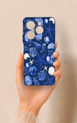 İnfinix Hot 40 Pro Uyumlu Deniz Kabuğu Desenli Silikon Kılıf