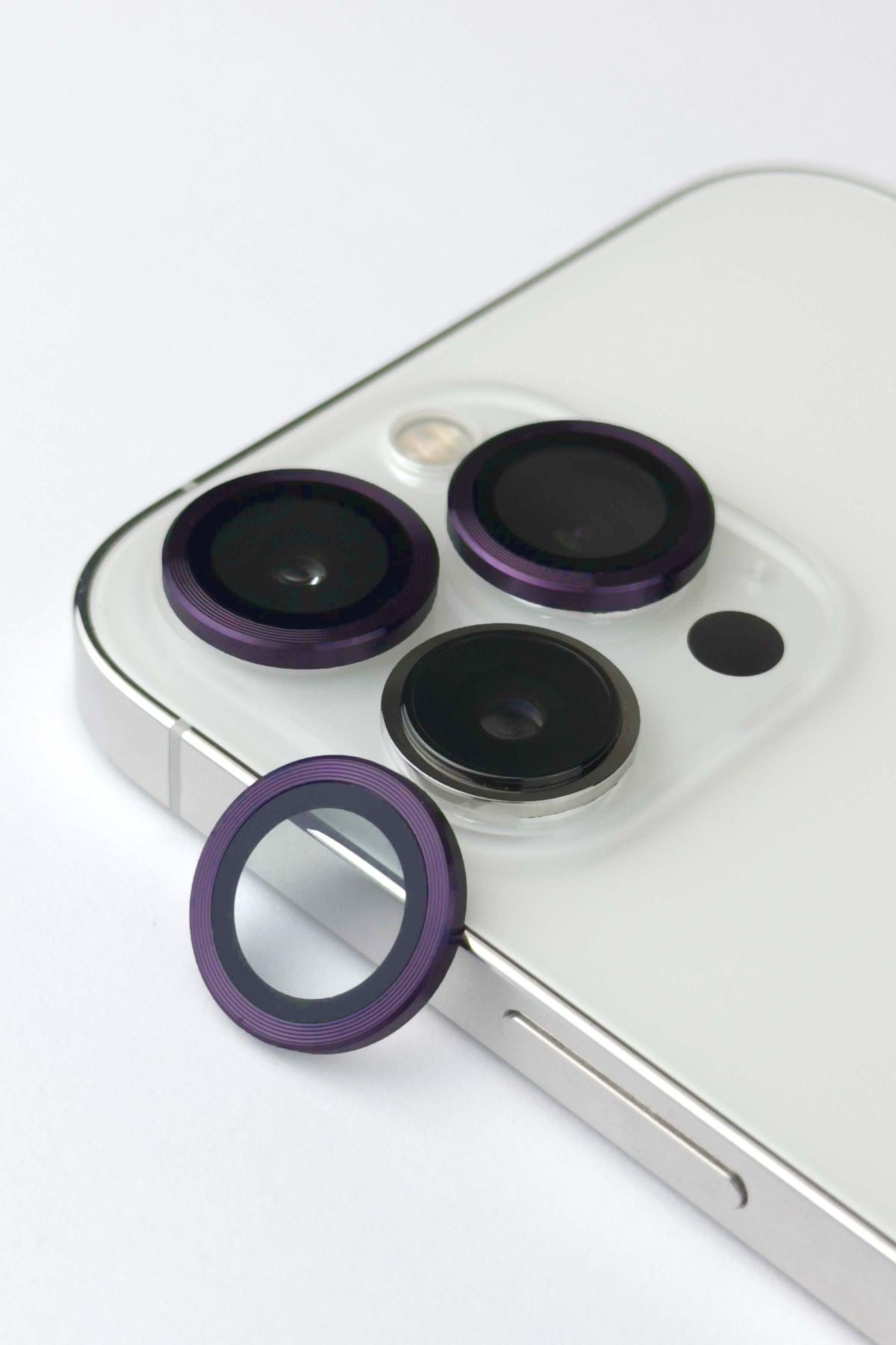 iPhone 12 Pro Max ve iPhone 12 Pro Uyumlu Kamera Lens Koruyucu