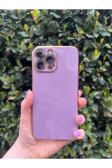 iPhone 14 Pro Max Gold Kenarlı Parlak Bark Kılıf