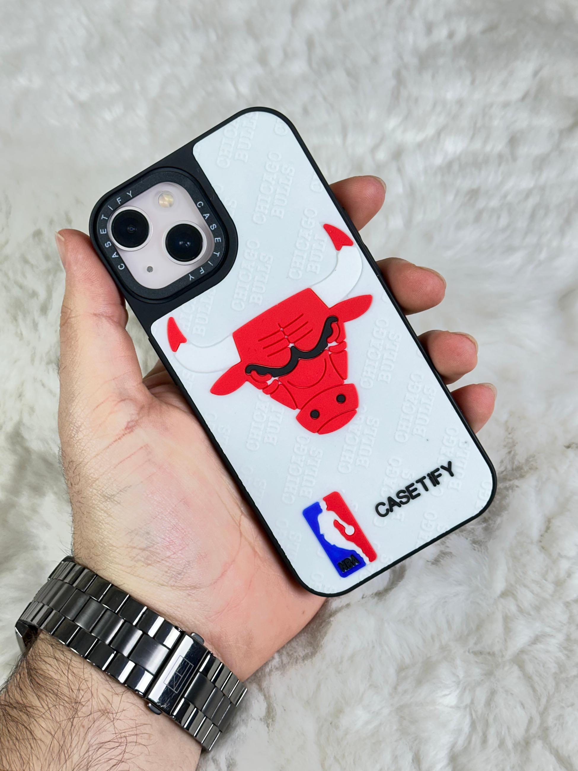 iPhone 15 Stylish Kabartmalı Kılıf