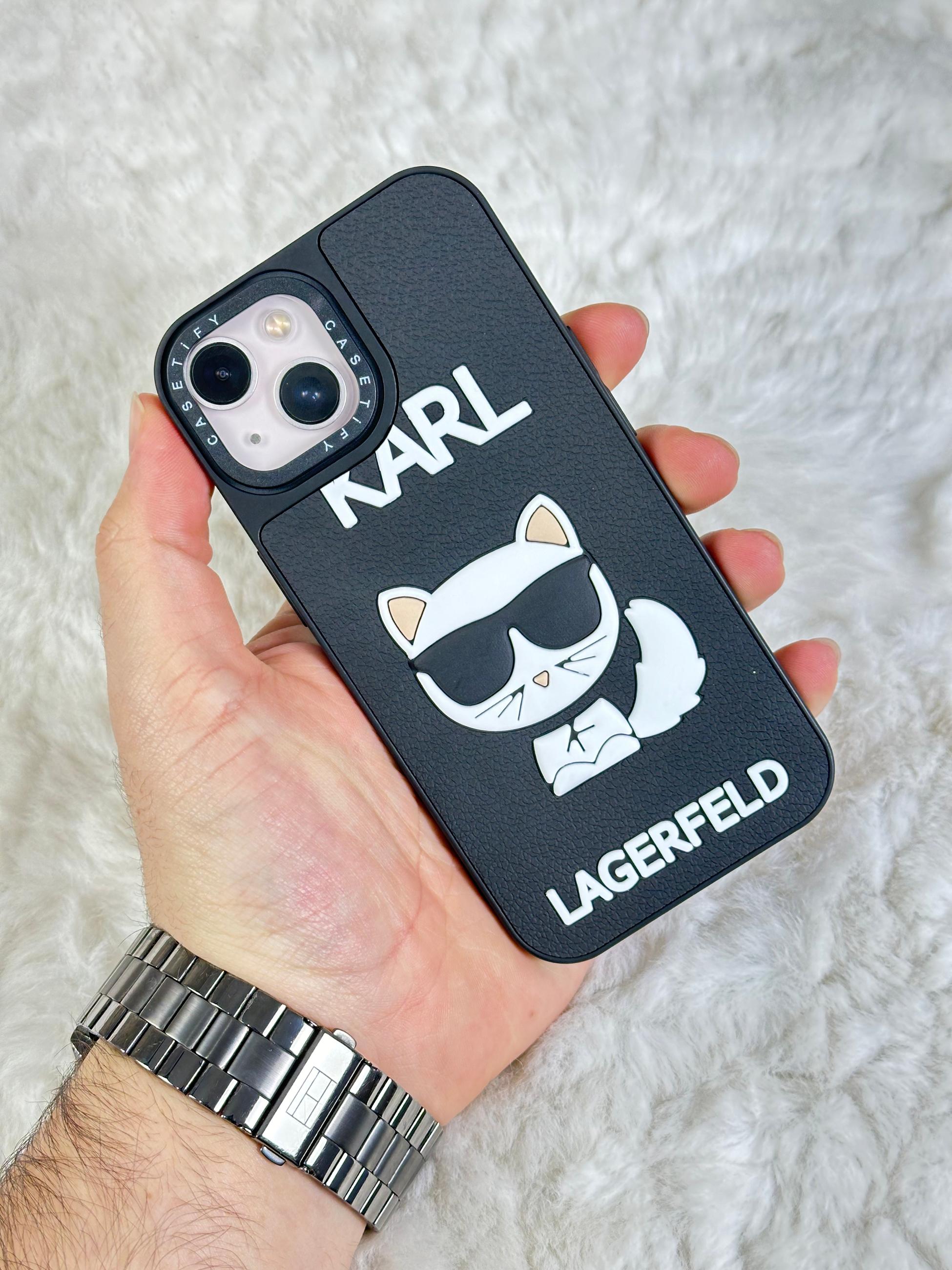 iPhone 15 Stylish Kabartmalı Kılıf