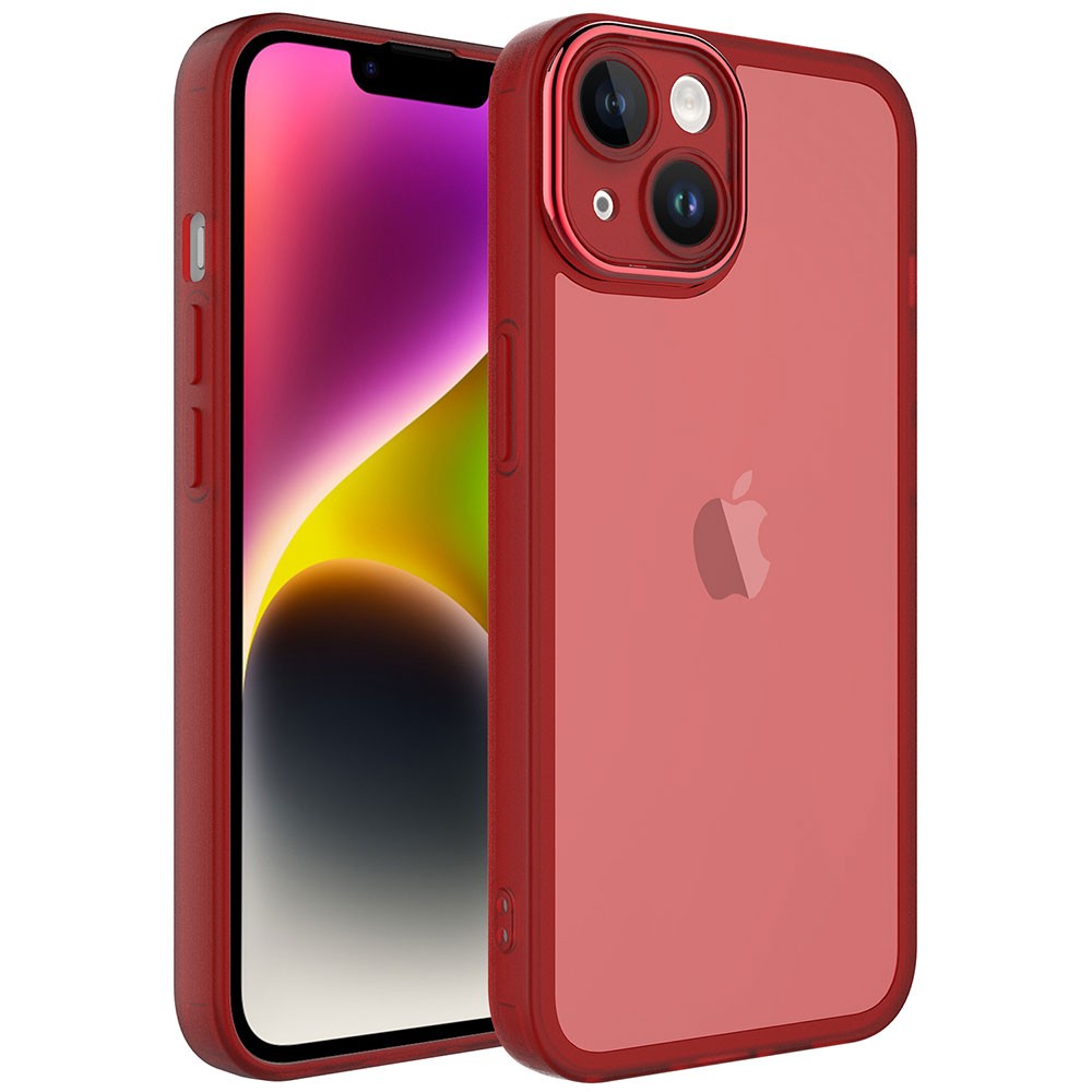 iPhone 13 Kamera Korumalı Transparan Berry Kılıf