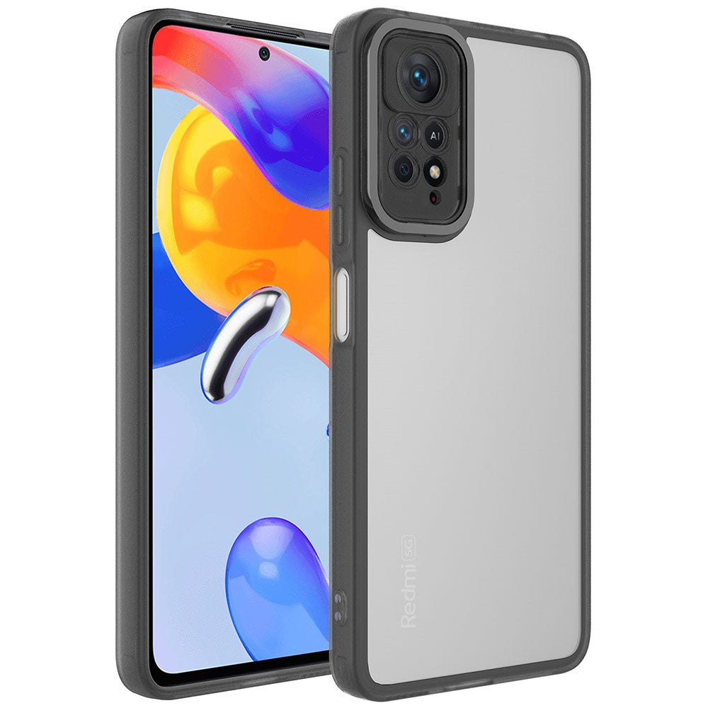 Redmi Note 11 Pro Kamera Korumalı Transparan Berry Kılıf