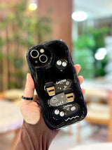 iPhone 15 Kurabiye Desenli 3 Boyutlu Şirin Parlak Tasarım Cookie Kılıf