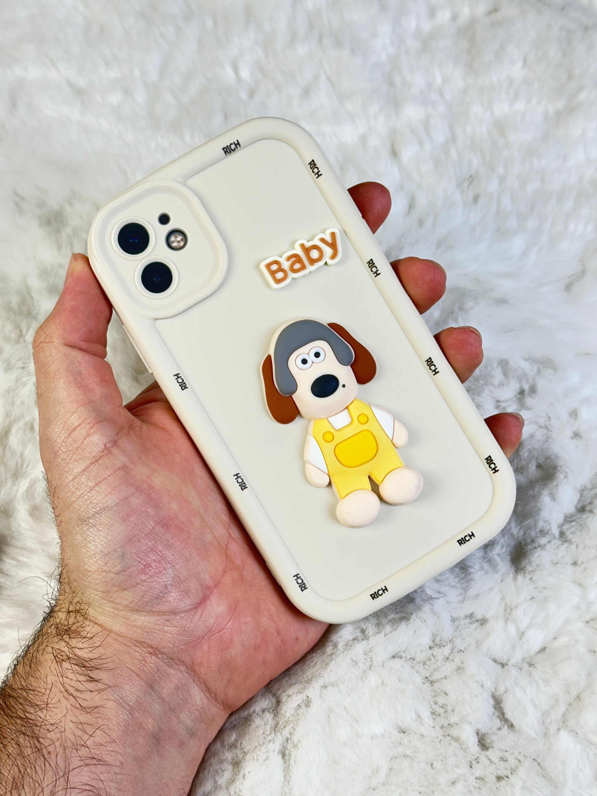 iPhone 11 Minimalist Desenli Tatlı Pot Pourri Kılıf
