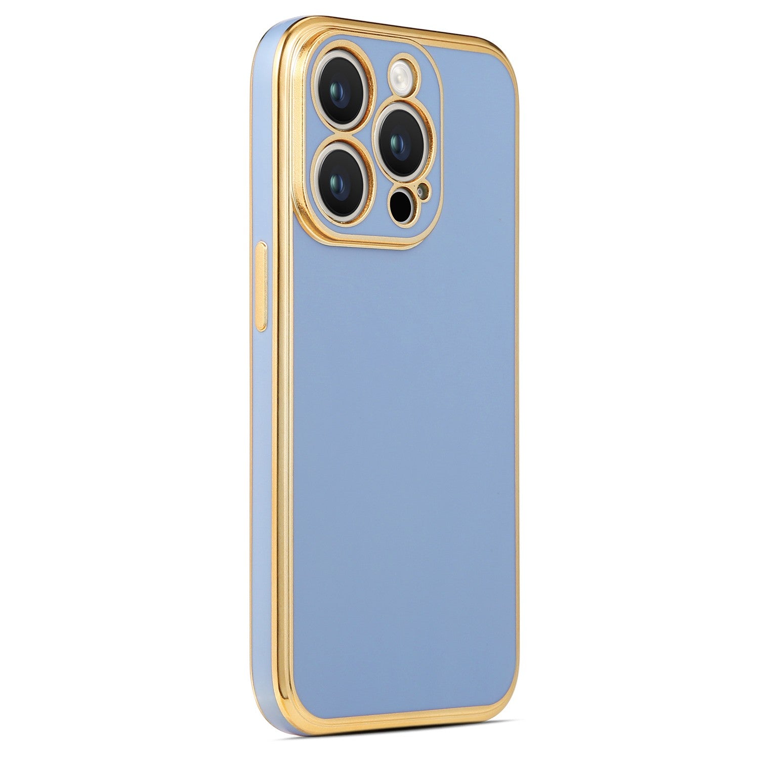 iPhone 14 Pro Max Gold Kenarlı Parlak Bark Kılıf