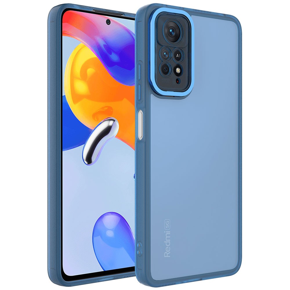 Redmi Note 11 Pro Kamera Korumalı Transparan Berry Kılıf